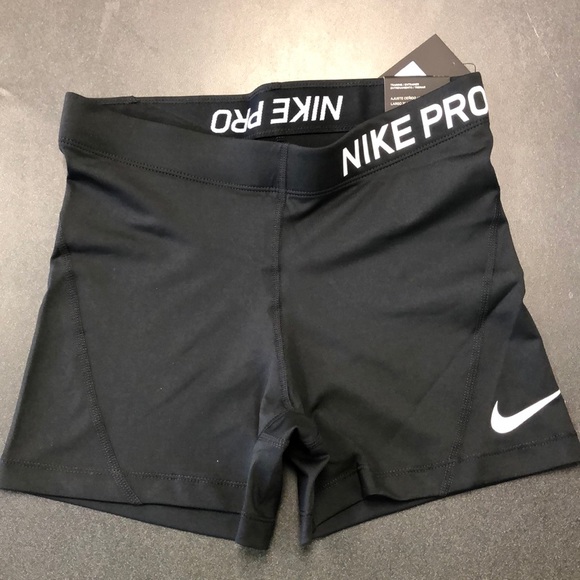 nike pro spandex shorts black